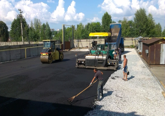 Устройство автодорог в Власьево и Луховицком районе